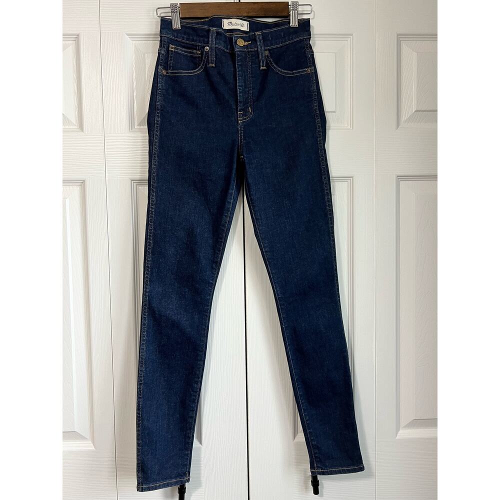 Madewell Women's High-Rise Skinny Jeans Wash Dark Denim Size 25